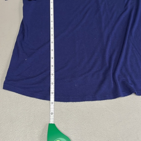 Basic Blue Tshirt with ties on sleeves - Picture 5 of 8